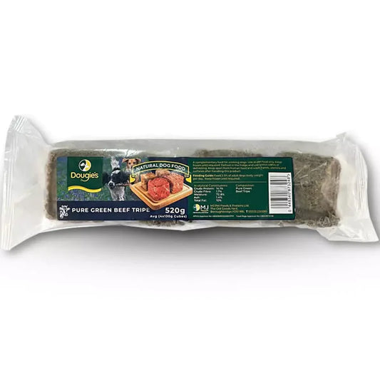 Dougies - Pure Green Beef Tripe - 560G